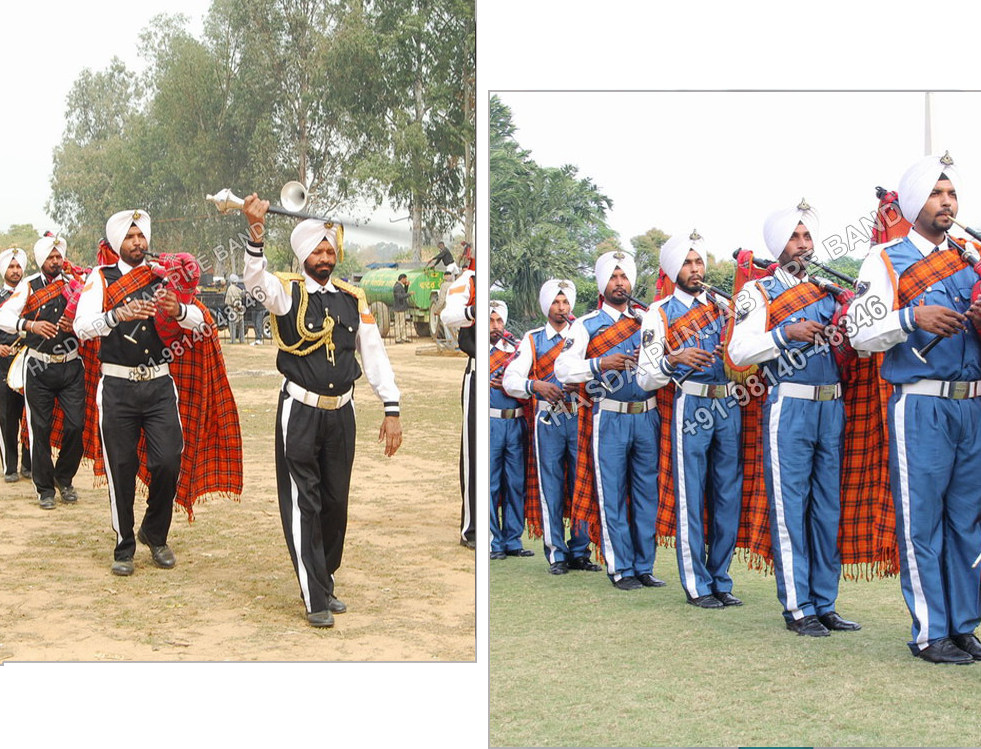 Best Bagpipe Band in Ludhiana | Hasda Punjab Pipe Band